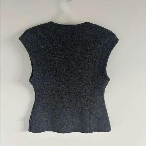 Holebrook Grey Wool Vest - Picture 3 of 5